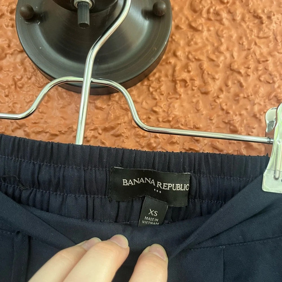 Banana Republic Women’s 100% Lyocell Blue/Navy Drawstring Pants Size Extra Small - Picture 4 of 5